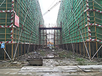 新建厂房外架搭建